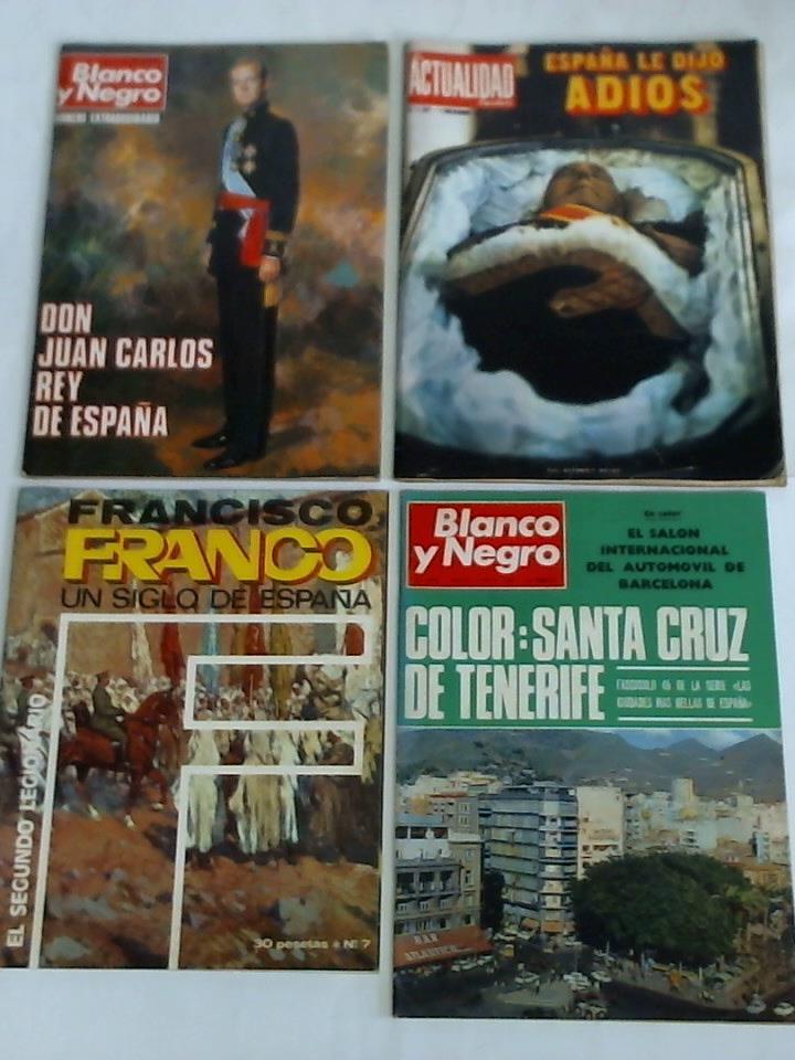 2 spanische Zeitschriften zum Tod von Franco und Amtsantritt von Juan Carlos