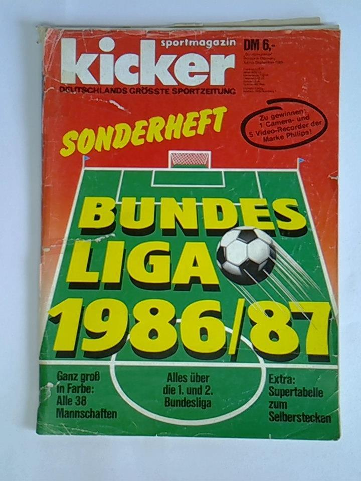 Sonderheft: Bundesliga 1986/87: Alles über die 1. und 2. Bundesliga