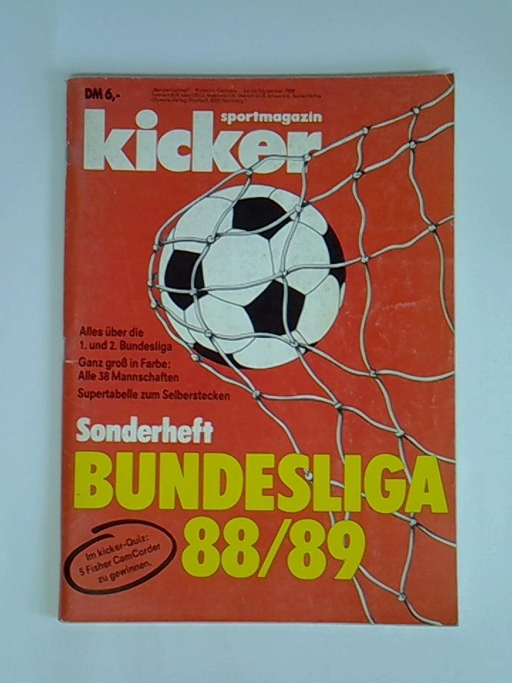 'Sondernummer', Juli bis September 1988: Bundesliga 1988/89: Alles über die 1. und 2. Bundesliga