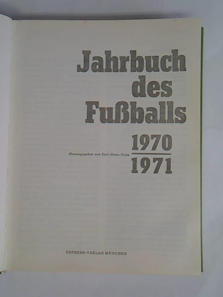 Jahrbuch des Fußballs 1970/1971