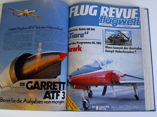 Flug Revue vereinigt mit Flugwelt - International mit Flugkrper. Jahrgang 1975, Heft 1 bis 12