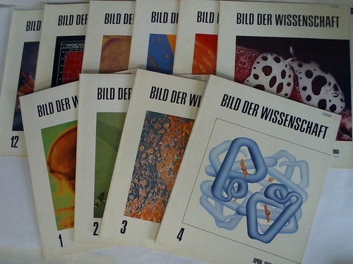 Haber, Heinz (Hrsg.) - Bild der Wissenschaft. Jahrgang 1972 in 12 Heften. 10 Hefte