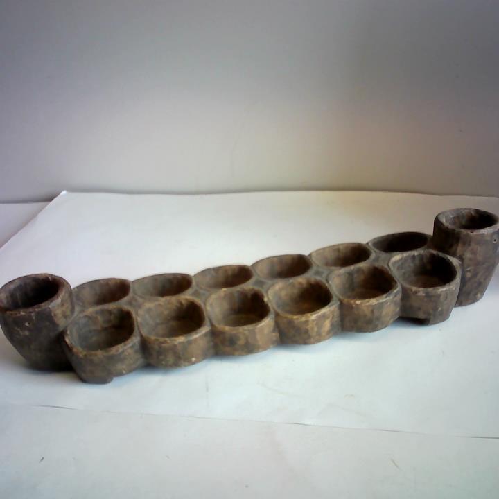 (Afrika-Sammlung) - Afrikanisches Mancala-Spielbrett