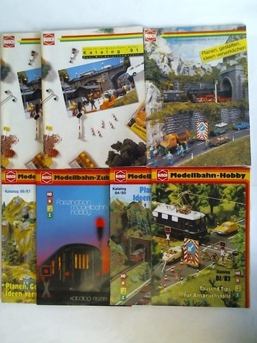 Busch Modellspielwaren - Sammlung von 7 Katalogen