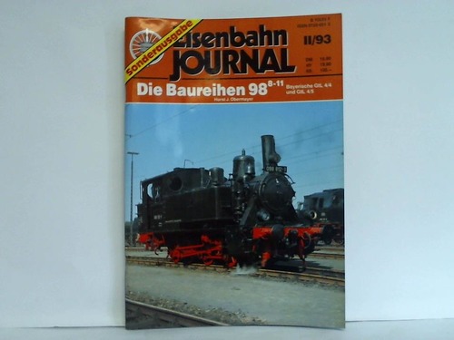 Eisenbahn-Journal - Sonderausgabe II/93: Die Baureihe 98 8-11. Bayerische GtL 4/4 und GtL 4/5 von Horst J. Obermayer