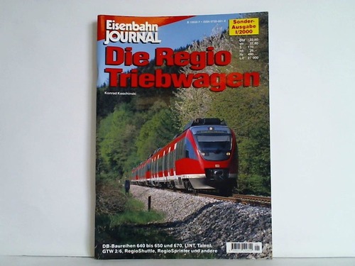 Eisenbahn-Journal - Sonder-Ausgabe I/2000: Die Regio-Triebwagen von Konrad Koschinski