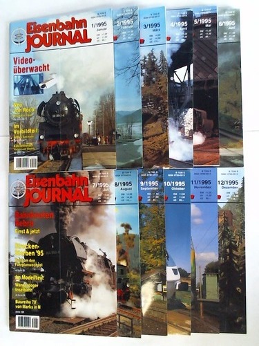 Eisenbahn-Journal - 21. Jahrgang 1995, Heft 1 bis 12. Zusammen 12 Hefte
