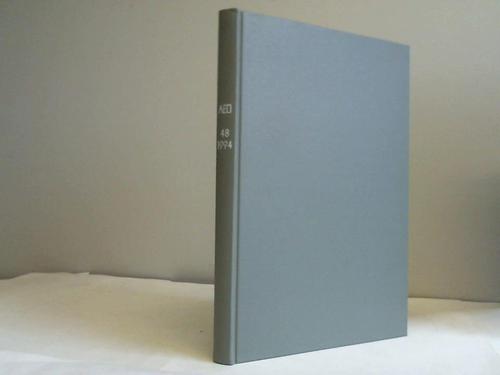 AE - Archiv fr Elektronik und bertragungstechnik. Electronics and Communication - Band 48. 1994. Heft 1 bis 12 in einem Band