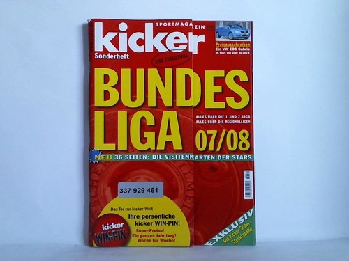 Kicker Sportmagazin - Sonderheft: Bundesliga 07/08