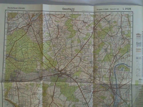 Militrgeographisches Amt (Hrsg.) - Deutschland 1:50.000. Geesthacht (L 2528)