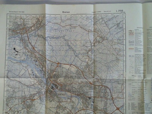 Militrgeographisches Amt (Hrsg.) - Deutschland 1:50.000. Bremen (L 2918)