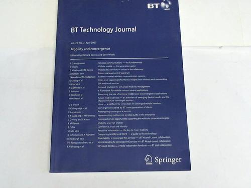 BT Technology Journal - Volume 25. No. 2, April 2007
