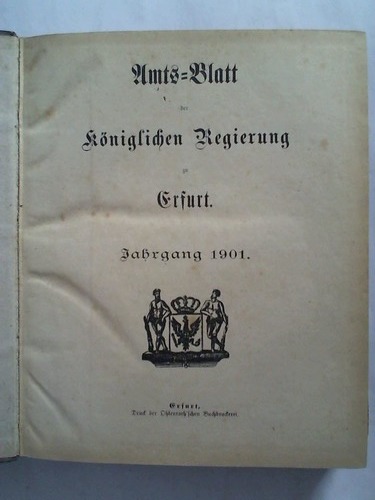 Amts-Blatt der kniglichen Regierung zu Erfurt - Jahrgang 1901