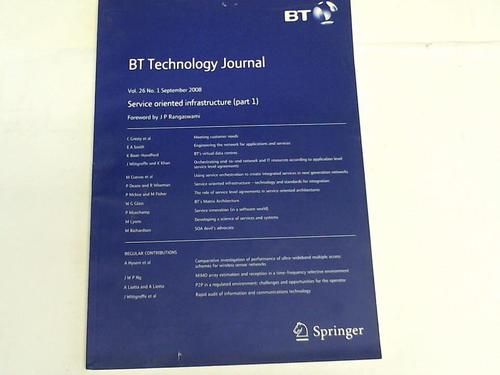 BT Technology Journal - Volume 26. No. 1. September 2008