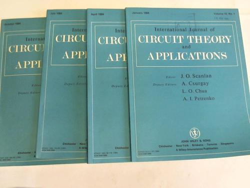 International Journal of Circuit Theory and Applications - Volume 12, Number 1-4, year 1984. 4 booklets