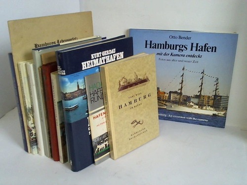 (Hamburger Hafen) - Sammlung von 14 verschiedenen Bchern