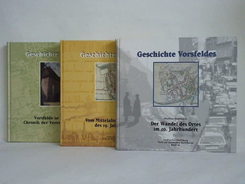 Stadtarchiv Wolfsburg / Arbeitskreis zur Geschichte Vorsfeldes (Hrsg.) - Geschichte Vorsfeldes, Band I: Vom Mittelalter bis zum Ende des 19. Jahrhunderts; Redaktionelle Leitung: Klaus-Jrg Siegfried / Band II: Der Wandel des Ortes im 20. Jahrhundert; Matthias Brodtmann / Band III: Vorsfelde in Bildern und Chronik der Vereine und Verbnde; Leitung: Uwe Rabe, Alfred Riebe, Alfred Ristau. Zusammen 3 Bnde