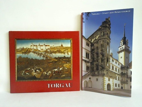 (Torgau) - Torgau; Jrgen Herzog / Torgau - Stadt der Renaissance; erschienen aus Anlass der 2. Schsischen Landesausstellung in Torgau; herausgegeben von Tilmann von Stockhausen fr die Staatlichen Kunstsammlungen Dresden. Zusammen 2 Bnde