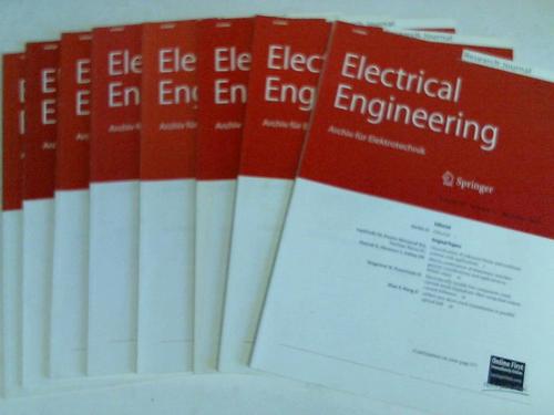 Electrical Engineering - Archiv fr Elektrotechnik - Volume 90, 2007. Acht Hefte