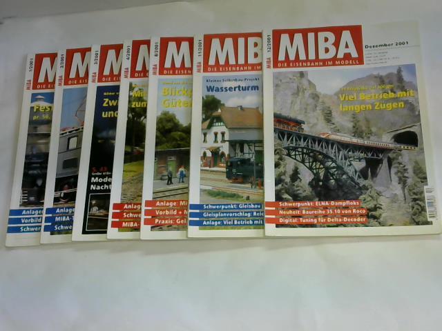 Miba - Die Eisenbahn im Modell. 7 Hefte