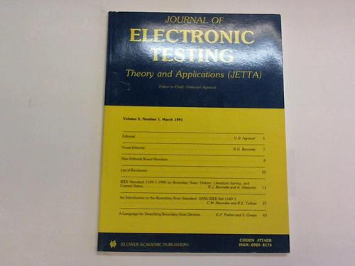 Journal of Electronic Testing - Theory and Applications (Jetta). Volume 2, Number 1, March 1991