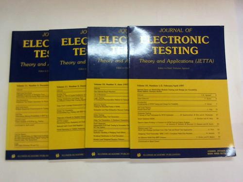Journal of Electronic Testing - Theory and Applications (Jetta). Volume 10,  Number 1/2, 3. Volume 11, Number 2, 3. Year 1997. 4 volumes