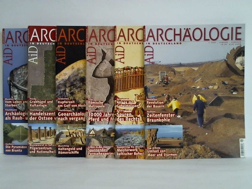 Archologie in Deutschland (AiD) - Jahrgang 2007, Nr. 1 bis 6. Zusammen 6 Hefte
