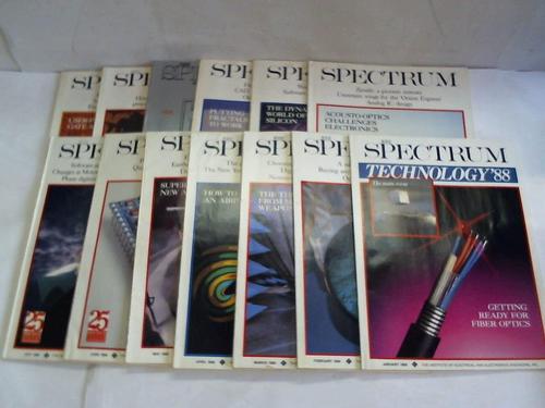 IEEE Spectrum - Volume 25, 1988, 12 booklets and one special issue