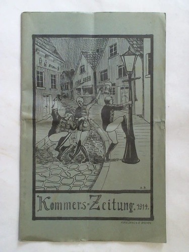 (Studentika) - Kommers-Zeitung 1914