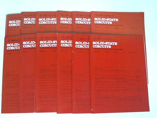 IEEE - Jorunal of Solid-State Circuits. Volume 30, January till December 1995. 12 booklets