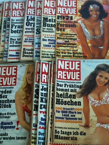 Neue illustrierte Revue - Jahrgang 1971, Heft 1 bis 26. Zusammen 26 Hefte