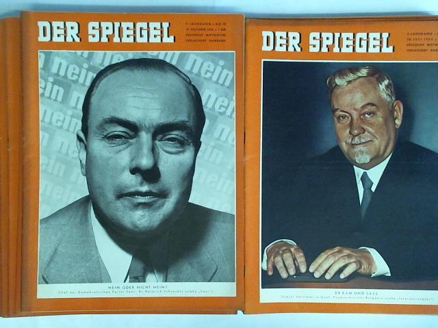 Spiegel, Der - Das deutsche Nachrichten-Magazin - 9. Jahrgang 1955. 20 Hefte
