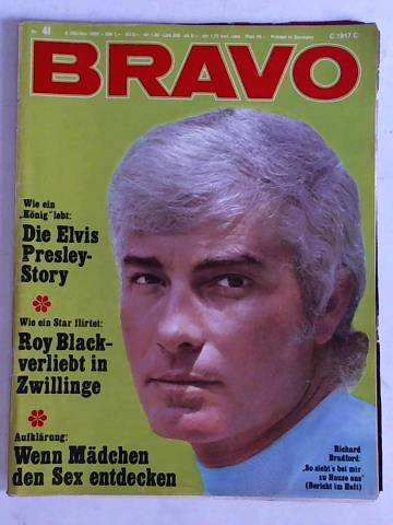 Bravo (Jugendmagazin) - Heft Nr. 41/1969: Richard Bradford: So sieht's bei mir zu Hause aus (Bericht im Heft)