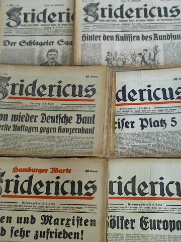 Fridericus - Sammlung von 77 Heften aus 1929 bis 1935