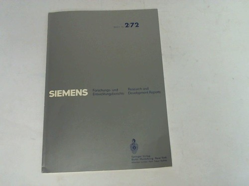 Siemens AG, Berlin-Mnchen - Siemens Forschungs- und Entwicklungsberichte, Band 2, 1972