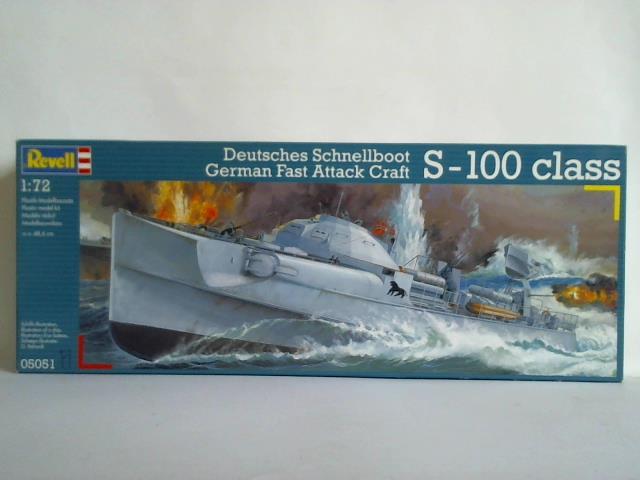 Revell AG - Deutsches Schnellboot S-100 class, Nr. 05051 - Plastik-Modellbausatz 1:72 (48,6 cm)