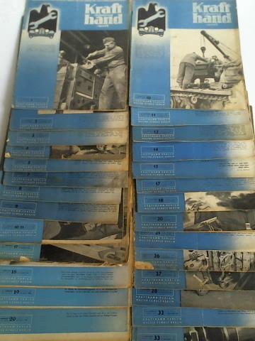 Krafthand - Kraftfahrzeughandwerk - Reichsblatt und amtliches Organ fr alle Zweige des Kraftfahrzeughandwerks. 27 Ausgaben aus 1943 und 1944