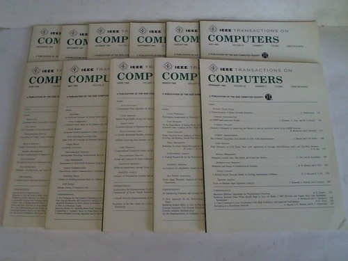 IEEE Transactions on Computers - Year 1993, Volume 42. 11 booklets