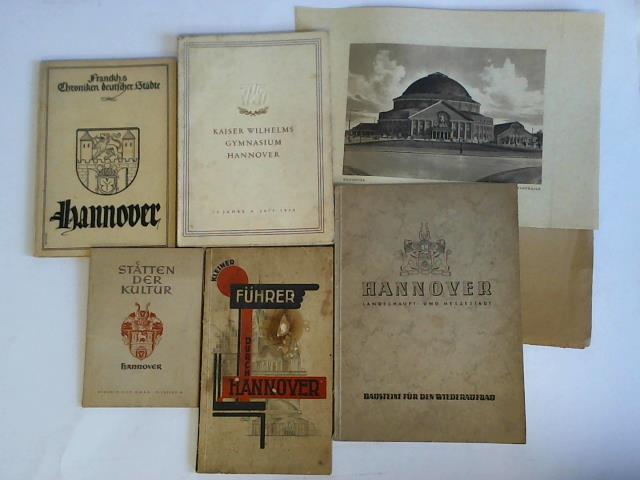 (Hannover) - Sammlung von 5 Bchern und einer Mappe