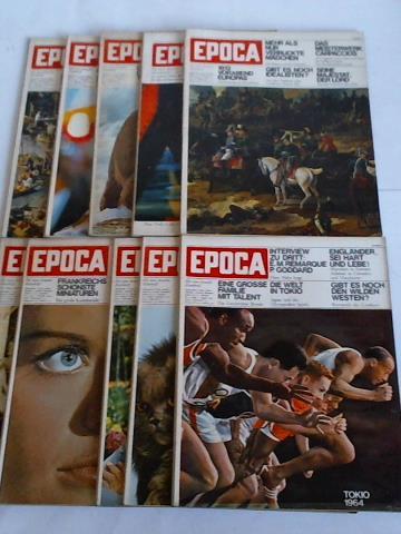 EPOCA - Die neue deutsche Zeitschrift - 1. Jahrgang 1963, Heft Nr. 1 bis 10. Zusammen 10 Hefte