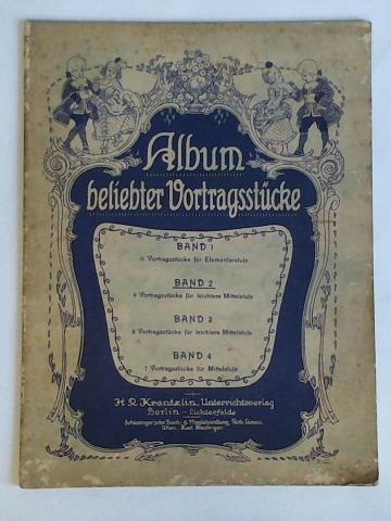 Krentzlin, H. R. (Hrsg.) - Album beliebter Vortragsstcke, Band 2: 9 Vortragsstcke fr leichtere Mittelstufe