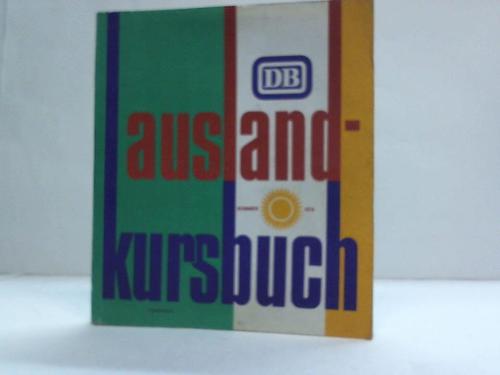 Auslandskursbuch 1974 Sommer - 26.5.1974 - 28.9.1974