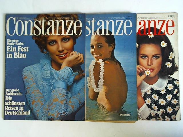 Constanze, die Zeitschrift fr die Frau - Jahrgang 1968, Heft 11, 12 und 15. Zusammen 3 Hefte