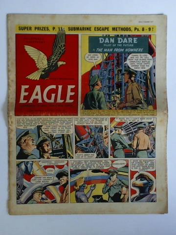 EAGLE - Companion to Girl, Swift and Robin - 2 September 1955, Vol. 6, No 35: Dan Dare - Pilot of the Future The Man from Nowhere