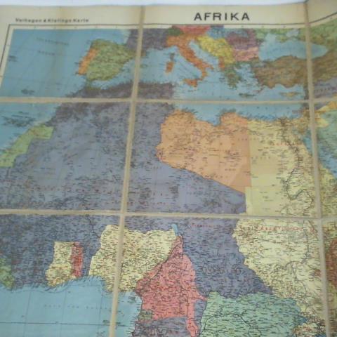 (Afrika) - Velhagen & Klasings Karte: Afrika, Mastab 1:10 Millionen