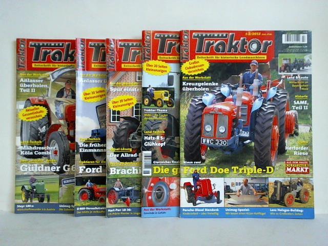 Oldtimer Traktor - Zeitschrift fr historische Landmaschinen - 7. Jahrgang 2012, Heft Nr. 1/2, 5/6 bis 11/12. Zusammen 5 Hefte