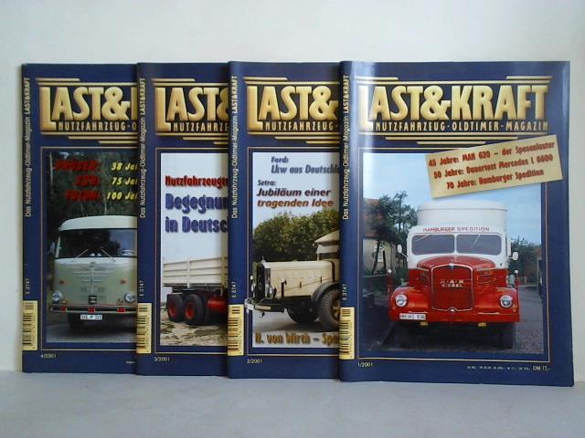Last & Kraft - Nutzfahrzeug-Oldtimer-Magazin - Jahrgang 2001, Heft Nr. 1 bis 4. Zusammen 4 Hefte