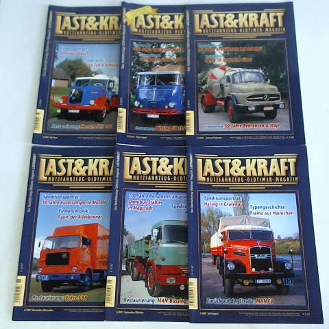 Last & Kraft - Nutzfahrzeug-Oldtimer-Magazin - Jahrgang 2007, Heft Nr. 1 bis 6. Zusammen 6 Hefte