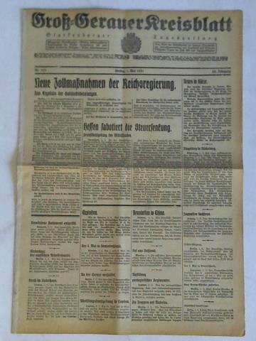Gro-Gerauer Kreisblatt - Starkenburger Tageszeitung - 82. Jahrgang 1931, Nr. 101 (Freitag, 1. Mai)