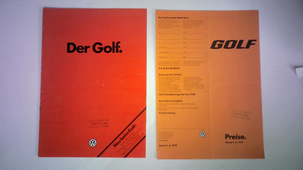 VW- Golf - Prospekt: Der Golf